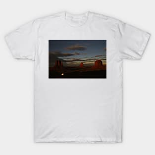 Monument Valley and Clouds.stars T-Shirt